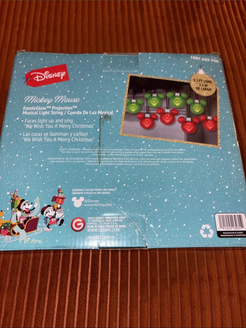 Disney Mickey Mouse projection Christmas lights
